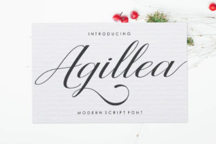 Agillea: A Modern Script Font for Campaigns