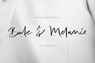 Bale Melanie: A Premium Handwritten Font for Web Design