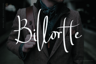 Billortte: A Refined Script Typeface for Modern Editorial Design