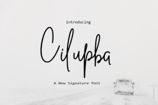 Cilupba: A Modern Script Font for Web Design