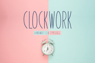 Clockwork: A Refined Display Typeface for Modern Editorial Design