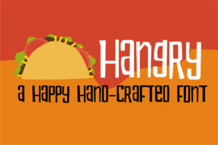 Hangry Font: A Handwritten Typeface for Bold Brands