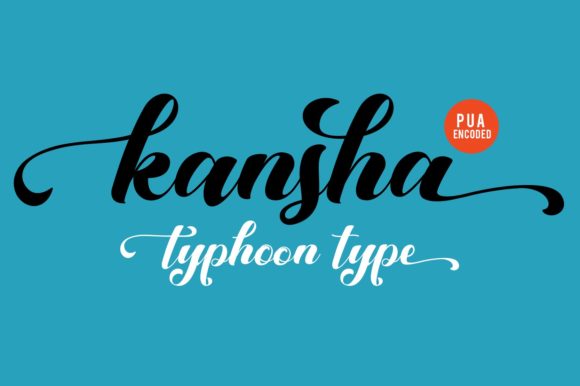 Kansha Typeface: Elegant Script for Editorial Design