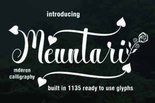 Meuntari: A Handmade Script Font for Makers