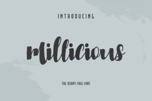 Millicious: A Bold Script Font for Web Design