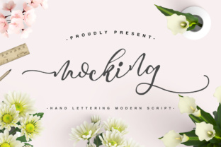 Mocking Font Review: A Flirty Script for Branding