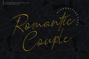Romantic Couple: A Script Font for Editorial Design