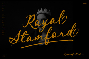 Royal Stamford: Elevate Your Brand with This Signature Font