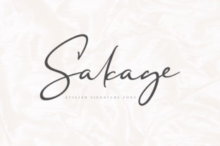 Sakage: A Signature Font for Modern Web Design
