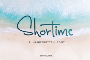 Shortime Font: A Handwritten Typeface for Branding