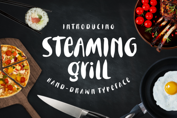 Steaming Grill: A Bold Typeface for Editorial Design