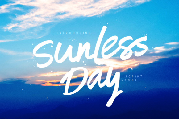 Sunless Day: A Hand-Drawn Font for Crafters