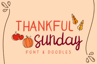 Thankful Sunday Font for Small Business Branding