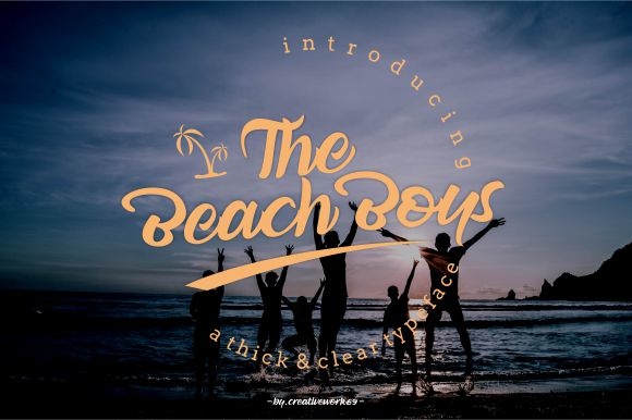 The Beach Boys Font for Strong Branding