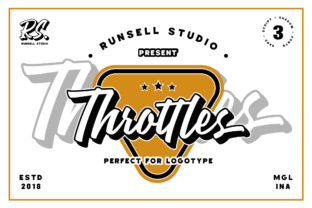 Throttles Typeface for Editorial Design