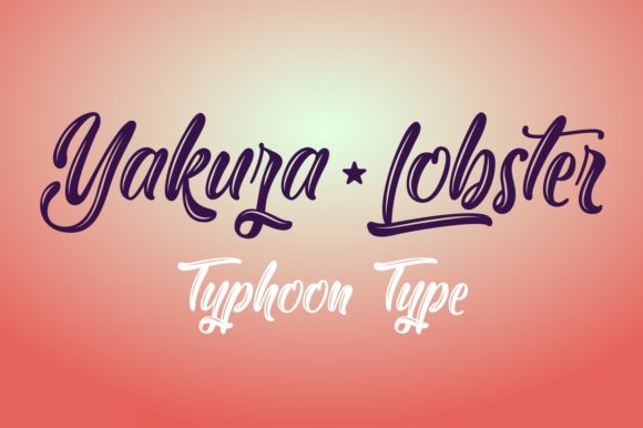 Yakuza Lobster Font for Bold Web Design